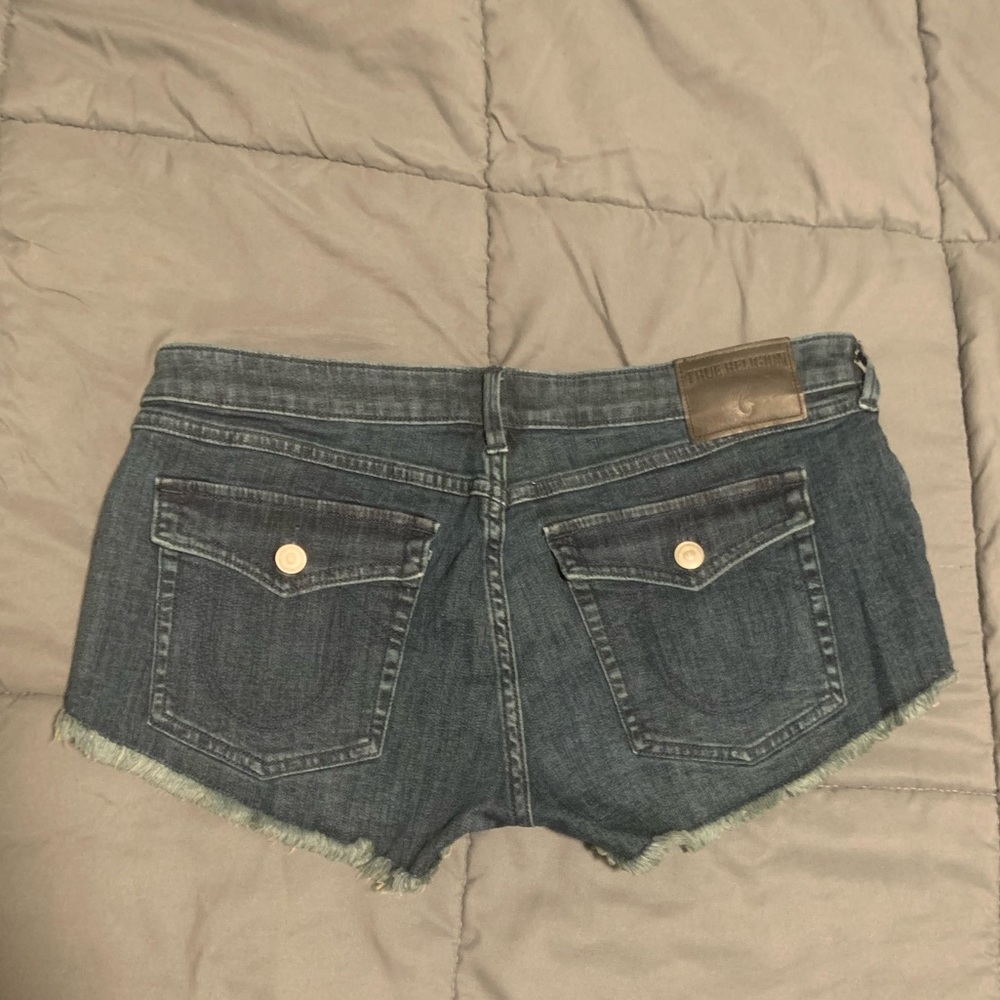 True religion Jean short shorts
